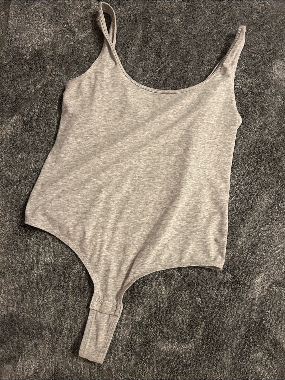 Gray cotton Auden bodysuit #bodysuit #basics